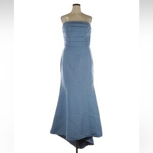 Amsale Dusk Blue Gown Size 18